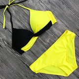 Smania ženski bikini kopalke Vita Neon Črna Shoptok si