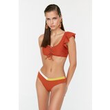 Trendyol Brown V Cut Bikini Bottoms Eponuda