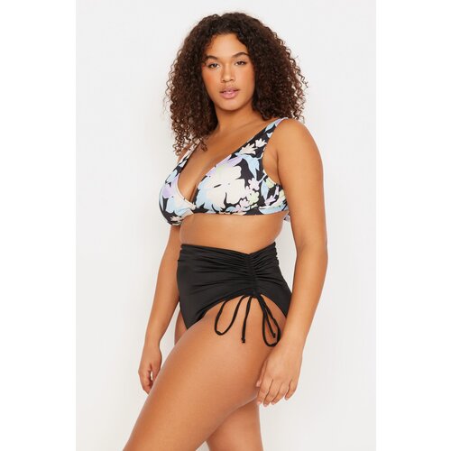 Trendyol Curve Plus Size Bikini Bottom Black Eponuda