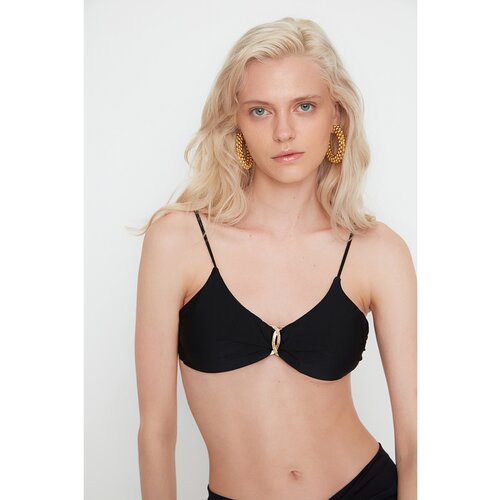 Trendyol X Moeva Black Accessory Detailed Bikini Top EPonuda