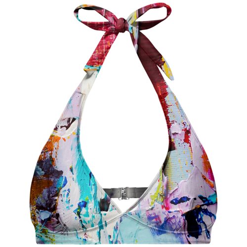 Aloha From Deer Woman S Paintjob Halter Neck Bikini Top Bth Afd