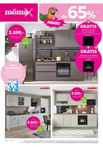 Mömax katalog - Do -65% na izbrane kuhinje po naročilu