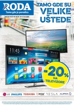 Roda katalog 20% popusta na televizore