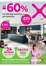 Do -60% + -22% DDV na izbrane kuhinje po meri