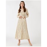 Koton Patterned Shirt Dress