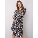 Fashion Hunters Black and white dress with Gigi RUE PARIS prints Cijene