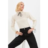 Trendyol Women's sweater Ecru Cene