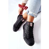 Kesi Women's High Sneakers Cross Jeans II2R4032C Black Cene