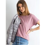 Fashion Hunters Majica sa prašnjavim ružičastim izrezom i leđima | ružičasta Cene