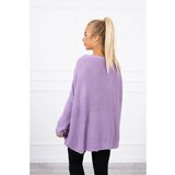 Kesi Sweater Oversize purple Cene