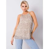 Fashion Hunters SUBLEVEL Beige top with patterns