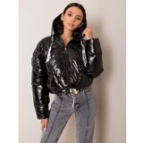 Fashion Hunters Black quilted jacket with a hood | shoptok.hr