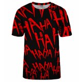 Bittersweet Paris Unisex's Just Hahaha Red T-Shirt Tsh Bsp458 Cene