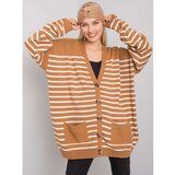 Fashion Hunters Camel sweater with buttons | Shoptok.si