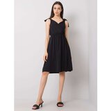 Fashion Hunters OCH BELLA Black dress with a triangle neckline | shoptok.hr