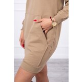 Kesi Hooded dress camel | shoptok.hr