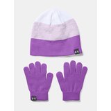 Under Armour Cap G Beanie Glove Combo-PPL - Girls Cene