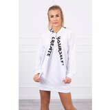 Kesi Dress with hood Oversize white Cene
