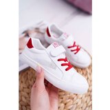 Kesi Dětské klasické tenisky Big Star - bílé/červené | Shoptok.si
