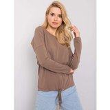Fashion Hunters Basic brown blouse | Shoptok.si