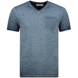 Ombre Odjeća Muška obična majica S1388 plava | siva Cene