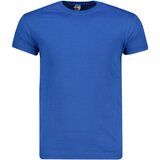 Edoti Muška obična majica S970 crna | svijetlo plavo Cene