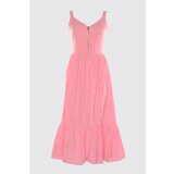 Trendyol Pink Gipe detaljna haljina s patentnim zatvaračem Cene