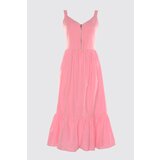 Trendyol Pink Gipe Detailed Zipper Dress Cijene