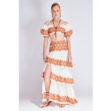 Koton Multicolored Shawl Patterned Ruffle Detailed Skirt | Shoptok.si