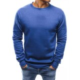 DStreet Men's plain blue sweatshirt BX5104 Cene