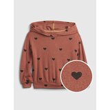 GAP Children's sweatshirt with hearts - Girls Cene