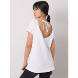 Fashion Hunters Women's white monochrome t-shirt Cijene