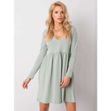 Fashion Hunters Pistachio cotton dress RUE PARIS | shoptok.hr