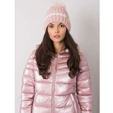 Fashion Hunters Women's light pink insulated hat Cene