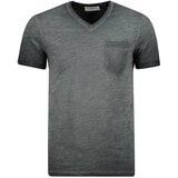 Ombre Odjeća Muška obična majica S1388 siva Cene