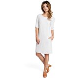 BeWear Ženska haljina B033 bijela Cene