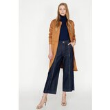 Koton Woman Brown Suede Looking Trench coat Cene