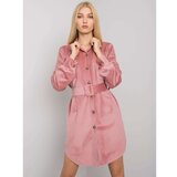 Fashion Hunters Dusty pink buttoned dress Cene