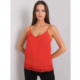 Fashion Hunters Red lace top Cene