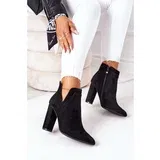 Kesi Insulated Boots On A Block Heel Black Sally