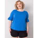 Fashion Hunters Dark blue oversized blouse with decorative sleeves Cijene