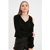 Trendyol Black Cut Out Detailed Knitwear Sweater Cijene
