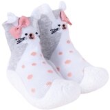 Yoclub Kids's Baby Girls' Anti-skid Socks With Rubber Sole OBO-0138G-AA0B | shoptok.hr