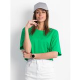 Fashion Hunters Zelena ženska kratka majica Cene