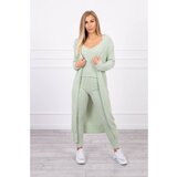 Kesi Alpaca sweater set dark mint Cene