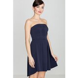 Lenitif Woman's Dress K368 Navy Blue | shoptok.hr