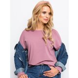 Fashion Hunters Prašnjava ružičasta bluza s dugim rukavima plava | pink Cene