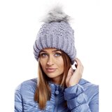 Fashion Hunters Plavi šešir za ubodne kablove plavi | siva Cene