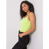 Fashion Hunters RUE PARIS Light green basic top Cene