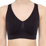 Bellinda SPORTS RACER BACK BRA - Hairless women's bra - black